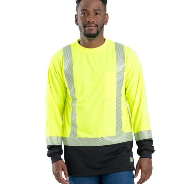 Men's Hi-Vis Class 3 Color Blocked T-Shirt Thumbnail