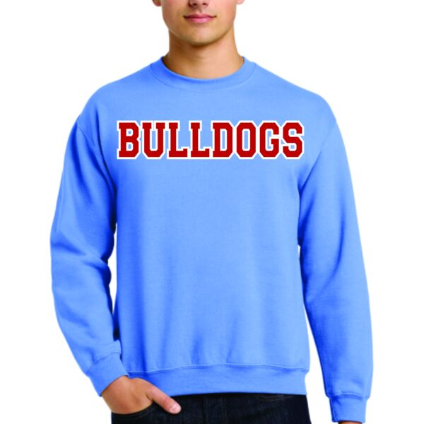 West Monroe Bulldogs Crew Neck - Carolina Blue Thumbnail
